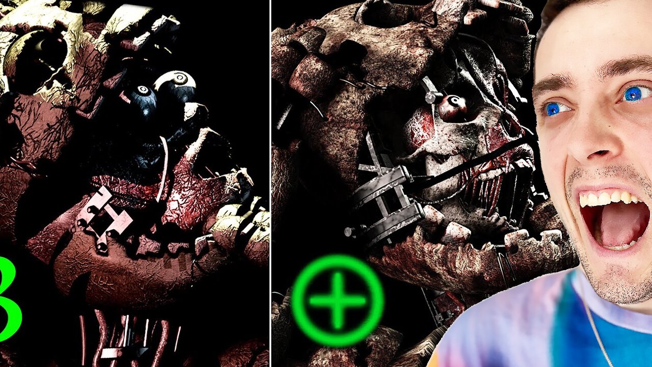 FNAF 3 OG vs. Plus (Fazbear's Fright Attraction) 