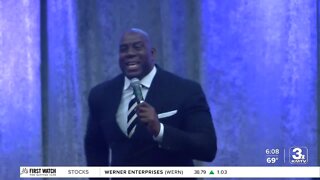 Magic Johnson gives Omaha teen scholarship during Empowerment Network's 15th anniversary luncheon