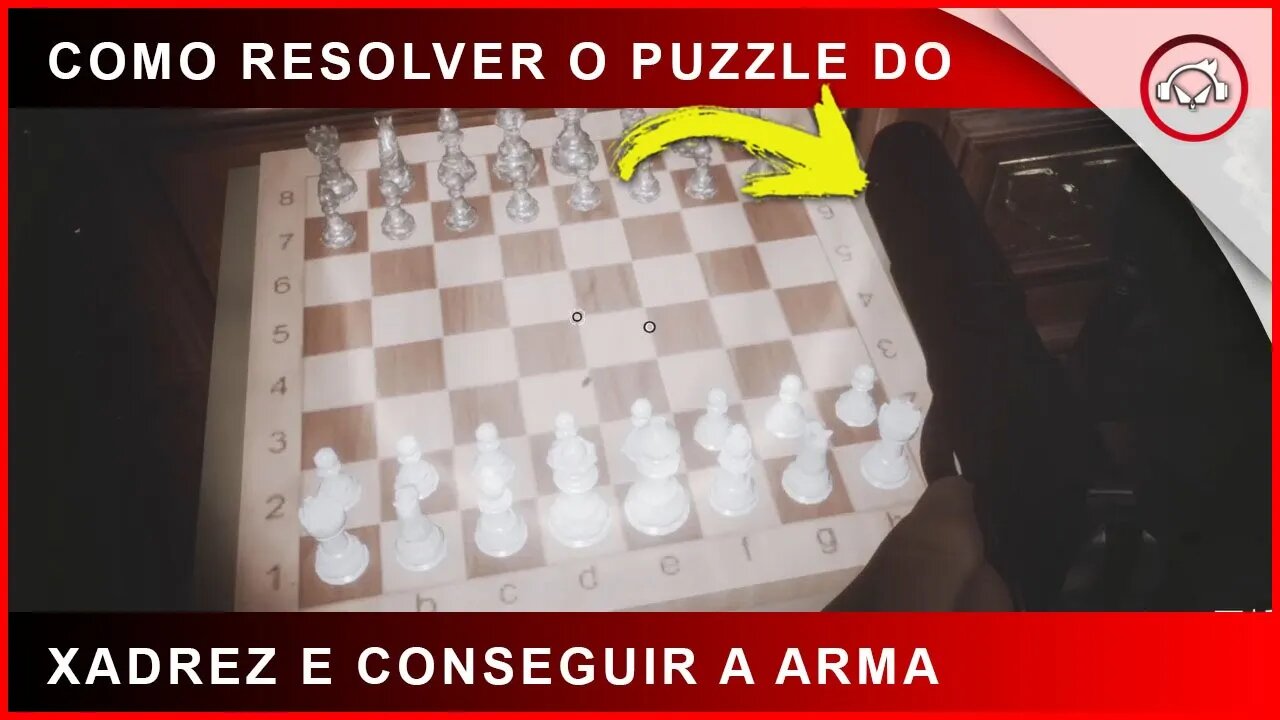 Fobia St Dinfna Hotel, Como resolver o puzzle do xadrez e conseguir a arma  (Jogo Brasileiro)