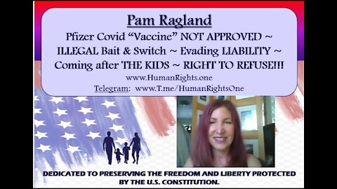 Pfizer Covid "Vaccine" NOT APPROVED-ILLEGAL bait & switch... COMING AFTER OUR KIDS!!