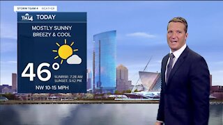 Southeast Wisconsin weather: Mostly sunny, breezy, and cool Tuesday