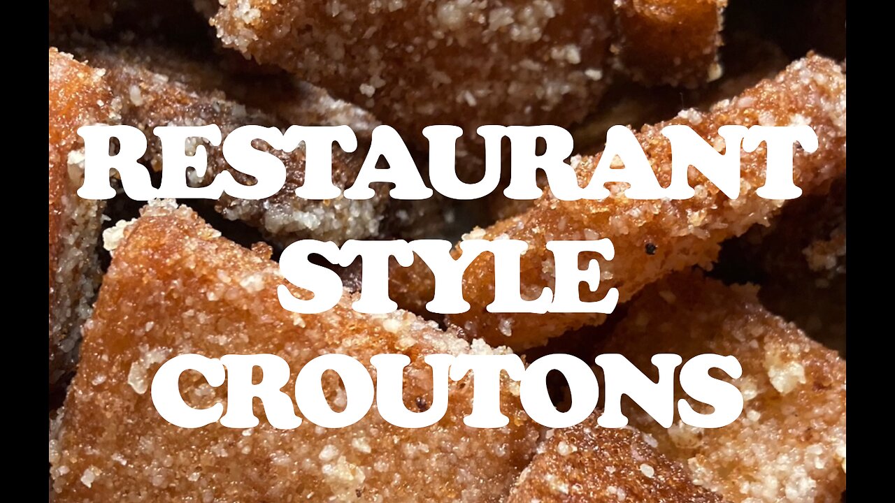 How To Make Restaurant Style Croutons