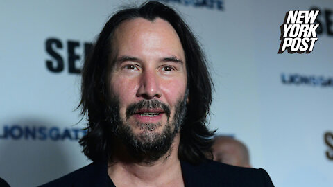 Keanu Reeves reacts after users try to have sex with his "Cyberpunk 77" video game character