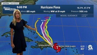 Hurricane Fiona update: Sunday 5 p.m. advisory