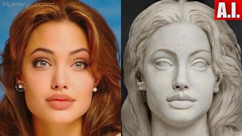 Modern Celebrities Turned Into Ancient Statues