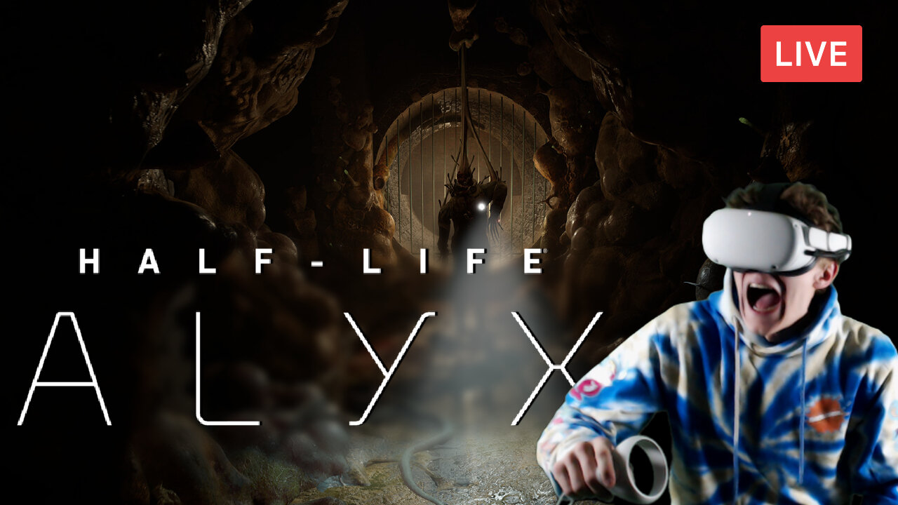 MY FIRST VR STREAM :: Half-Life: Alyx :: BEST VR GAME ON THE MARKET!?