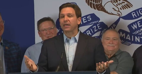 DeSantis' Response to Trump's Criticism on His Record as Florida Governor Sparks Reaction From Crowd