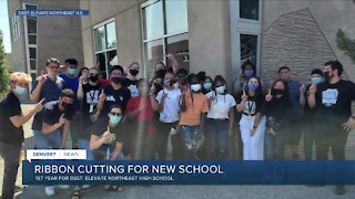 Ribbon cutting for new school -- DSST: Elevate Northeast High School