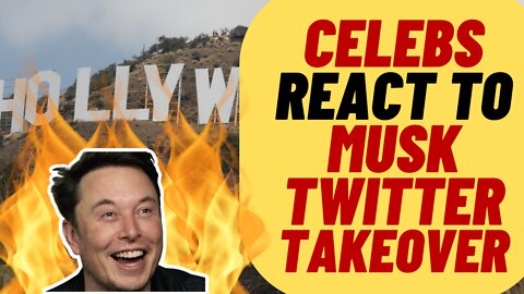 WOKE CELEBS Lose It Over Musk Twitter Deal