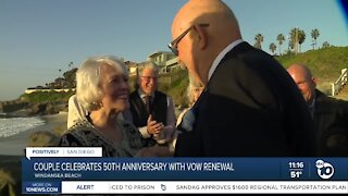 Couple celebrates 50th anniversary with vow renewal