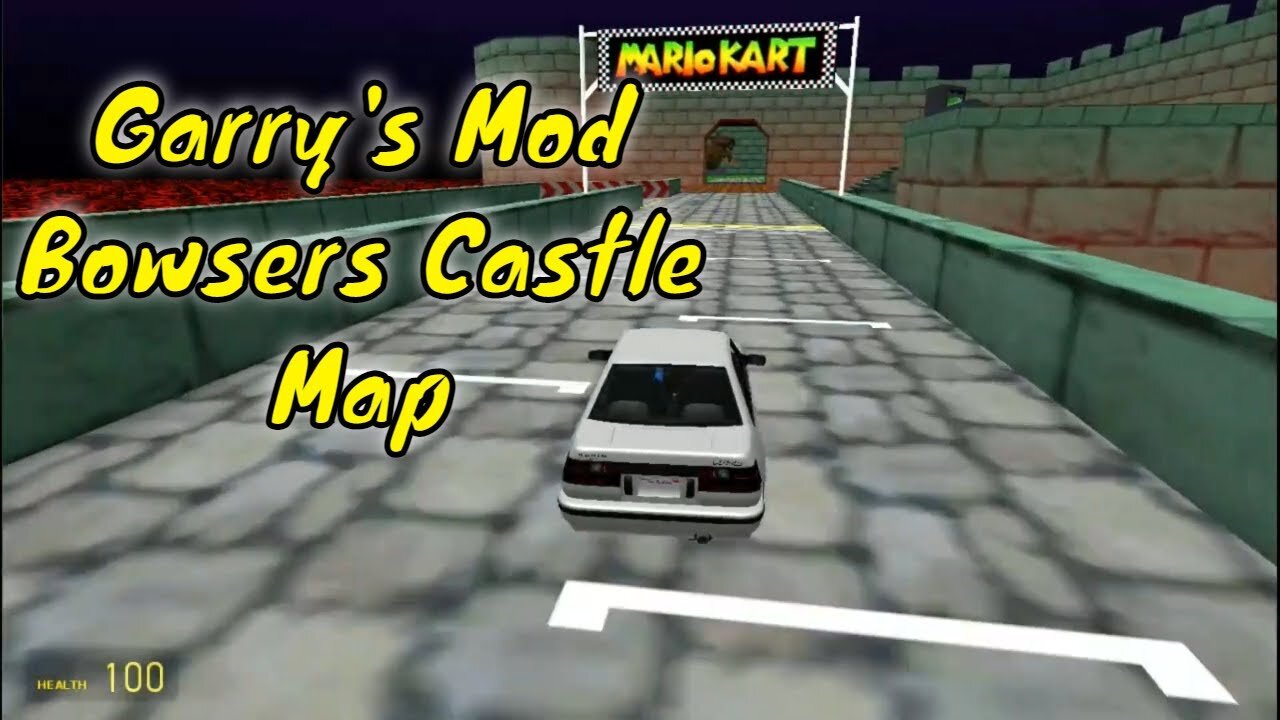 Bowsers Castle Mario Kart 64 Garrys Mod Ported Map Tour 