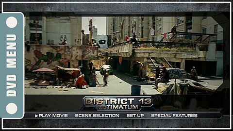 District 13: Ultimatum - DVD Menu