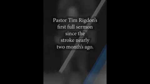 Stretch It Out Before the Lord - Pastor Tim Rigdon