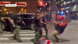 Several Detroit police officers under investigation after Greektown punch as new video emerges