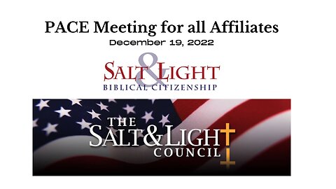 The PACE Meeting December 19, 2022