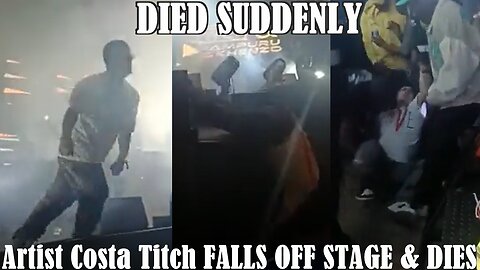 SHOCKING South African Artist Costa Titch FALLS OFF STAGE & DIES