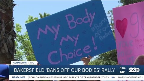 'Bans off our bodies' rally: Bakersfield residents take part