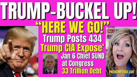 Trump Buckle Up! Expose CIA! Capitol Police Chief Sund Testimony 9-20-23
