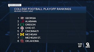 Cincinnati moves to No. 5 in College Football Playoff rankings