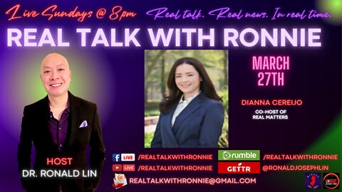 Real Talk With Ronnie - Special Guest: Dianna Cereijo