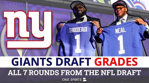 New York Giants Draft Grades: All 7 Rounds From 2022 NFL Draft Ft. Kayvon Thibodeaux & Evan Neal