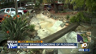 Storm brings concerns for flooding