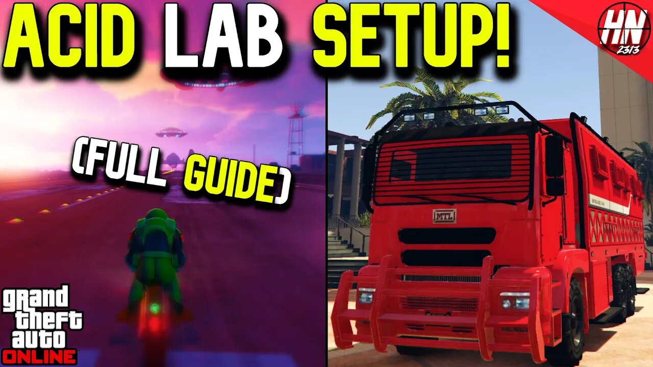 Full Acid Lab Setup Guide GTA Online