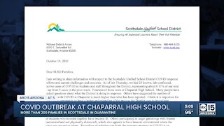 COVID outbreak at Chaparral High School