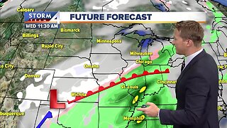 Small chance for rain and snow during the day