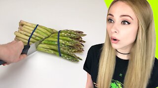 How to make a hyperrealistic asparagus cake