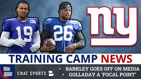Saquon Barkley GOES OFF On Media + Kenny Golladay ‘A Focal Point’? | NY Giants Training Camp News