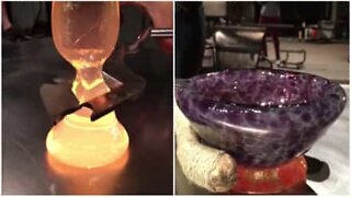 Sopro de vidro, a técnica para fazer ornamentos incríveis