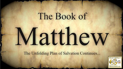 Matthew 26a The Fight For Passover!
