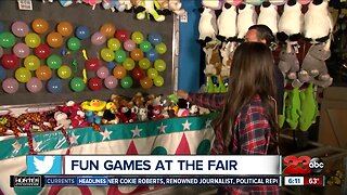 Fun games at the Kern County Fair