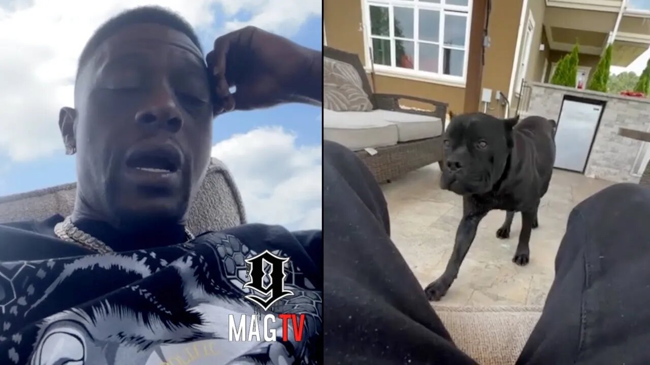 "Don't Wear All Black" Boosie Warns Visitors About Guard Dogs Securing