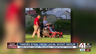 Thieves steal lawn care equipment from local scout group