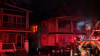 Mother and child transported from house fire