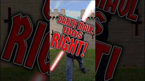 Why Double-Bladed LIGHTSABERS are BETTER than Swords.