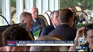 Brian Kelly visits Notre Dame club of Stuart 5/8