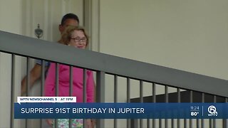 Surprise 91st birthday in Jupiter