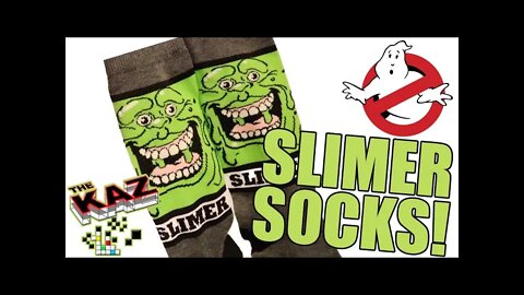Ghostbusters Slimer Socks