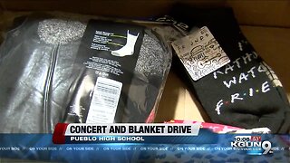 Pueblo HS hosts blanket drive for local clothing banks