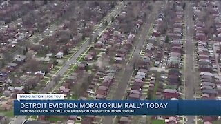 Detroit eviction moratorium rally today