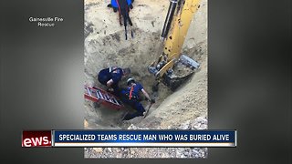 Florida construction worker survives being buried alive