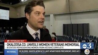 VETERANS DAY: Unveiling Women Veterans Memorial with Matt Gaetz