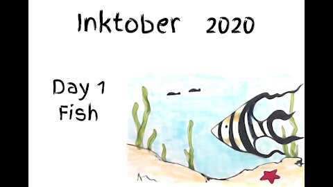 INKTOBER 2020 DAY 1: FISH