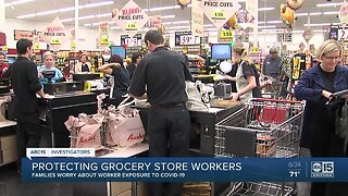 Protecting grocery store workers