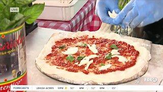Food truck brings you fresh baked pizza