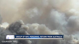Group of NIFC wildfire personnel return from Australia
