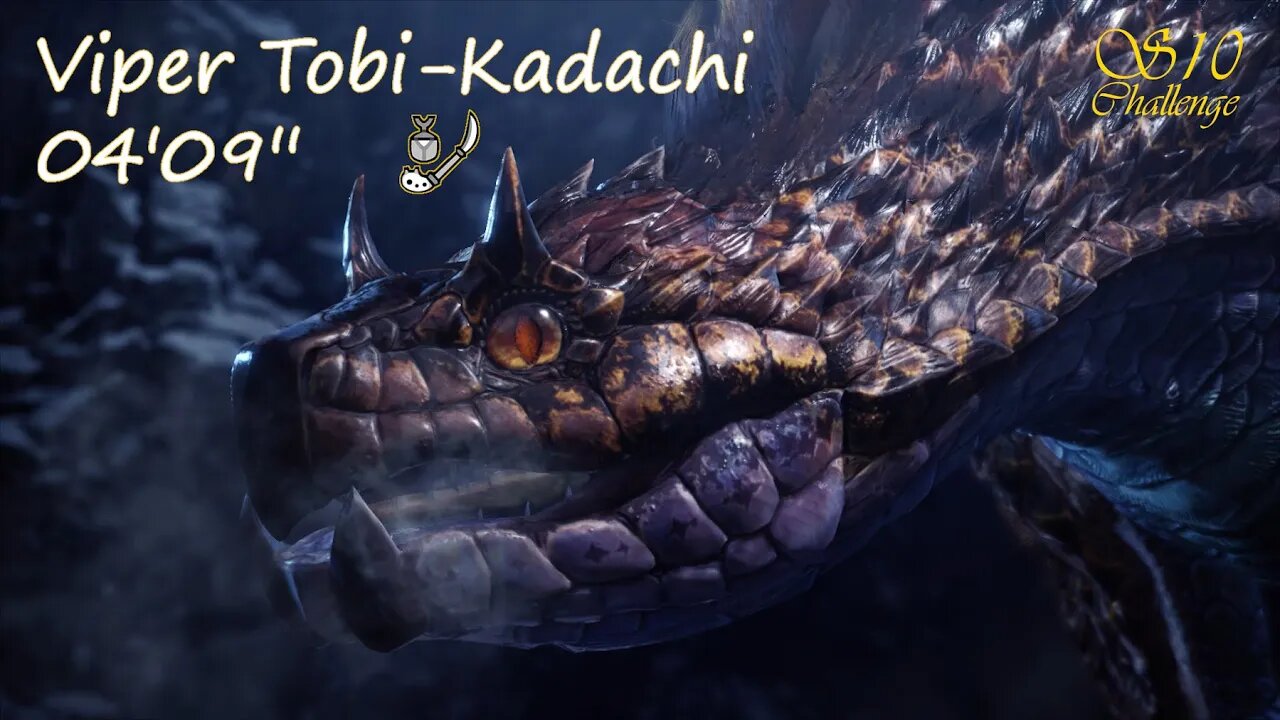 Viper Tobi Kadachi 0409 Insect Glaive Monster Hunter World Iceborne Sub 10 Challenge 